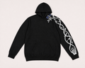 Moletom Canguru com Capuz Preto Blue Rose